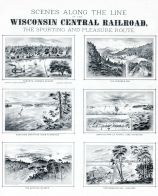 Wisconsin Central Railroad, Wisconsin State Atlas 1881